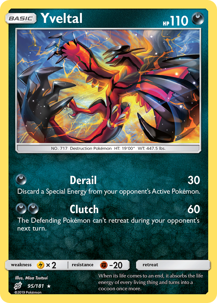 Yveltal (95/181) [Sun & Moon: Team Up] | Black Swamp Games