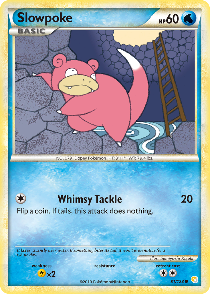 Slowpoke (81/123) [HeartGold & SoulSilver: Base Set] | Black Swamp Games