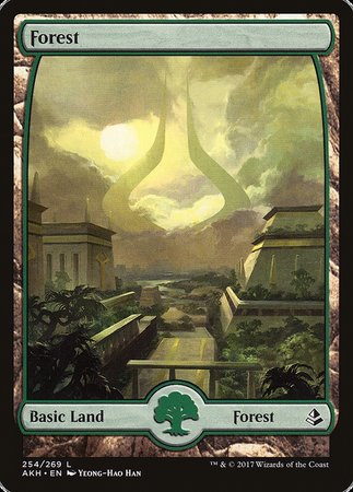 Forest (254) - Full Art [Amonkhet] | Black Swamp Games