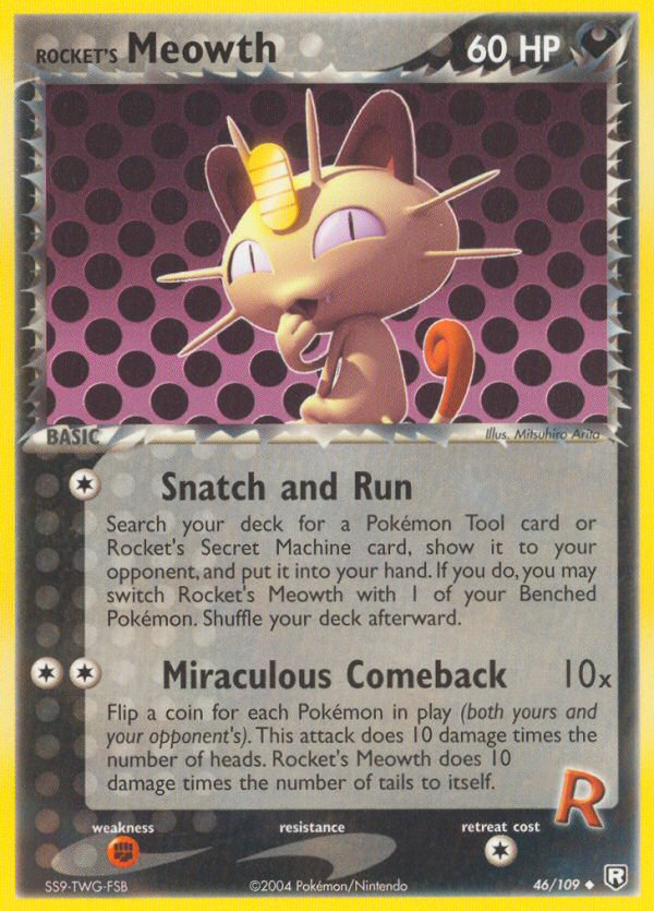 Rocket's Meowth (46/109) [EX: Team Rocket Returns] | Black Swamp Games