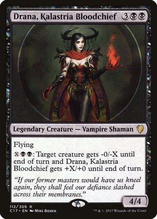 Drana, Kalastria Bloodchief [Commander 2017] | Black Swamp Games