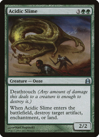 Acidic Slime [Commander 2011] | Black Swamp Games