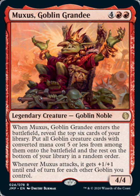Muxus, Goblin Grandee [Jumpstart] | Black Swamp Games