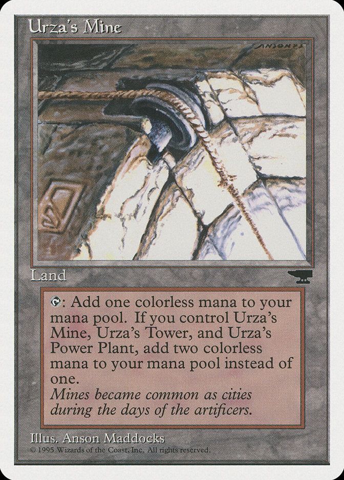 Urza's Mine (Pulley Embedded in Stone) [Chronicles] | Black Swamp Games