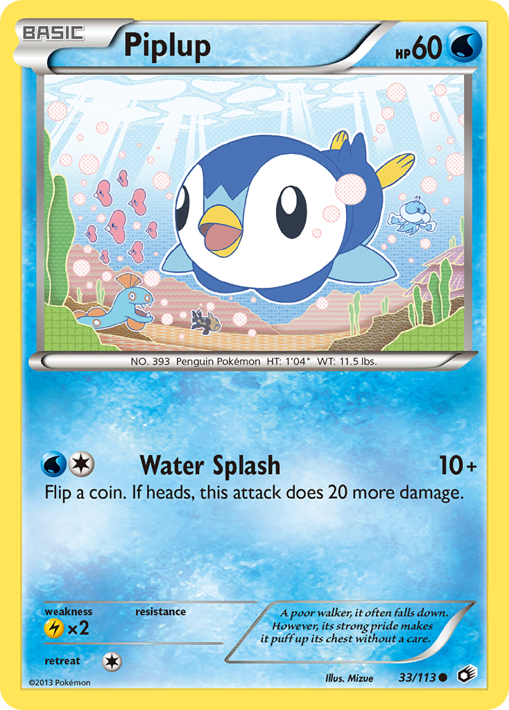 Piplup (33/113) [Black & White: Legendary Treasures] | Black Swamp Games