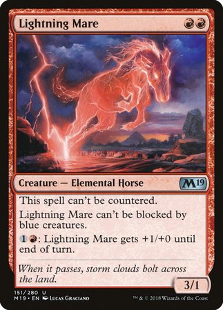 Lightning Mare [Core Set 2019] | Black Swamp Games