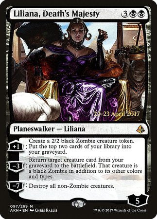 Liliana, Death's Majesty [Amonkhet Promos] | Black Swamp Games