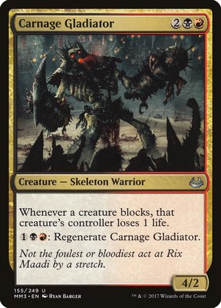 Carnage Gladiator [Modern Masters 2017] | Black Swamp Games