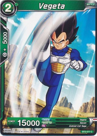 Vegeta [BT2-077] | Black Swamp Games