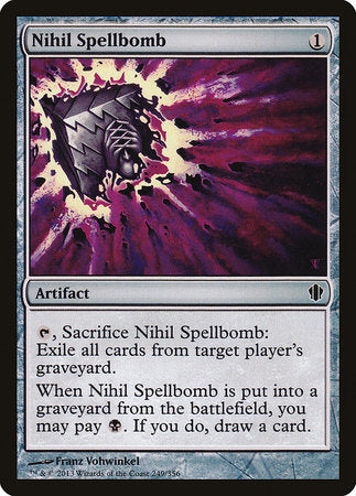 Nihil Spellbomb [Commander 2013] | Black Swamp Games