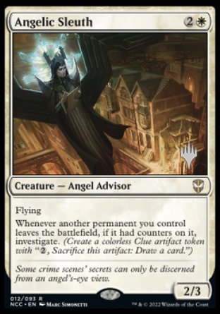 Angelic Sleuth (Promo Pack) [Streets of New Capenna Commander Promos] | Black Swamp Games