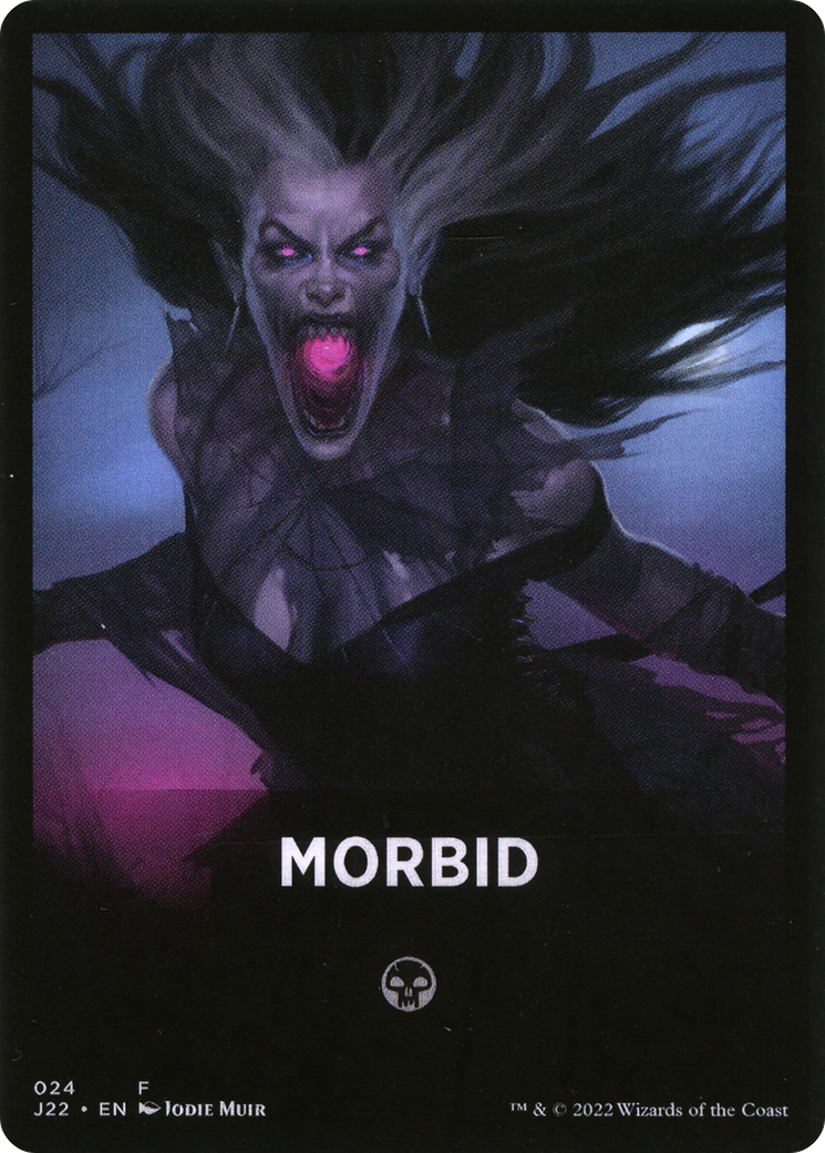 Morbid Theme Card [Jumpstart 2022 Front Cards] | Black Swamp Games