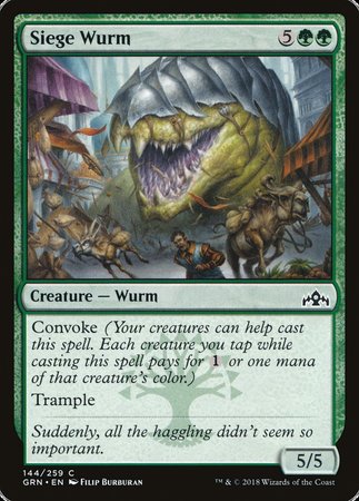 Siege Wurm [Guilds of Ravnica] | Black Swamp Games