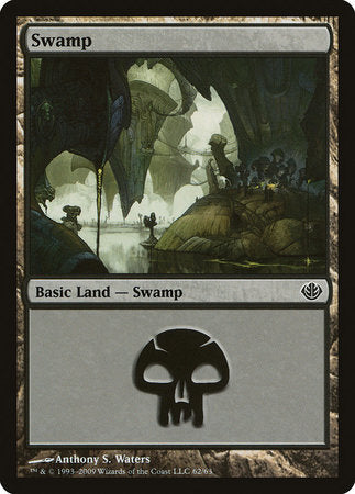 Swamp (62) [Duel Decks: Garruk vs. Liliana] | Black Swamp Games