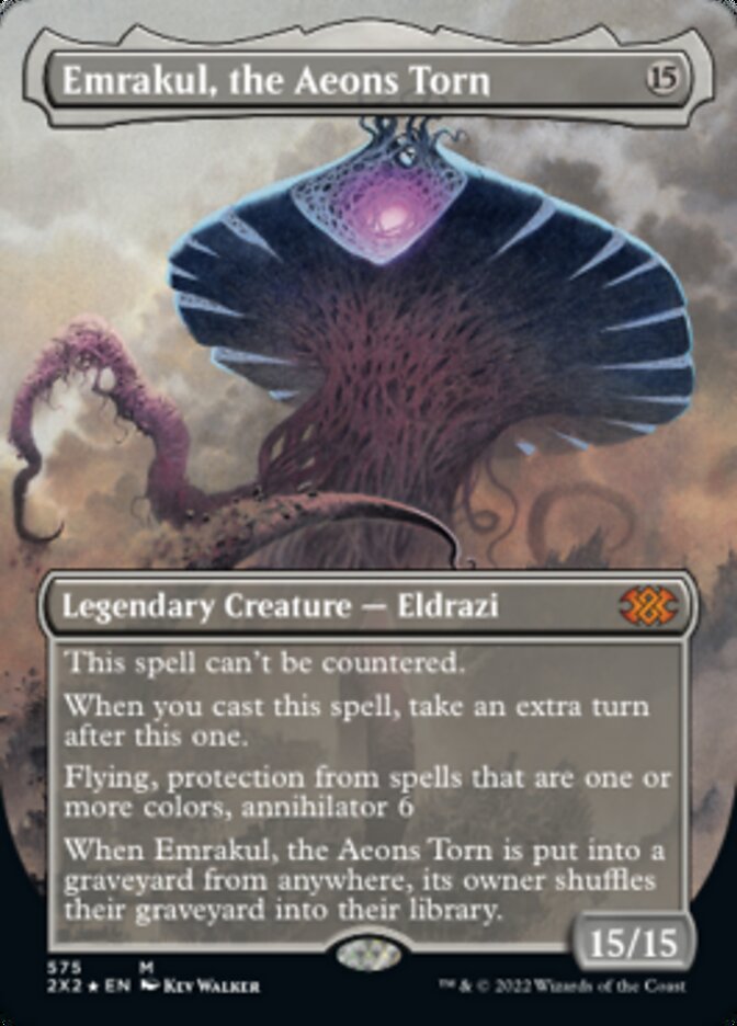 Emrakul, the Aeons Torn (Textured Foil) [Double Masters 2022] | Black Swamp Games