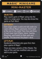 Mini-Master (Magic Minigame) [Commander Legends: Battle for Baldur's Gate Minigame] | Black Swamp Games