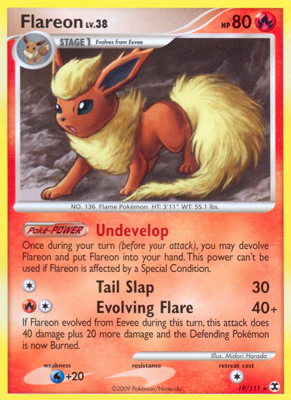 Flareon (19/111) [Platinum: Rising Rivals] | Black Swamp Games