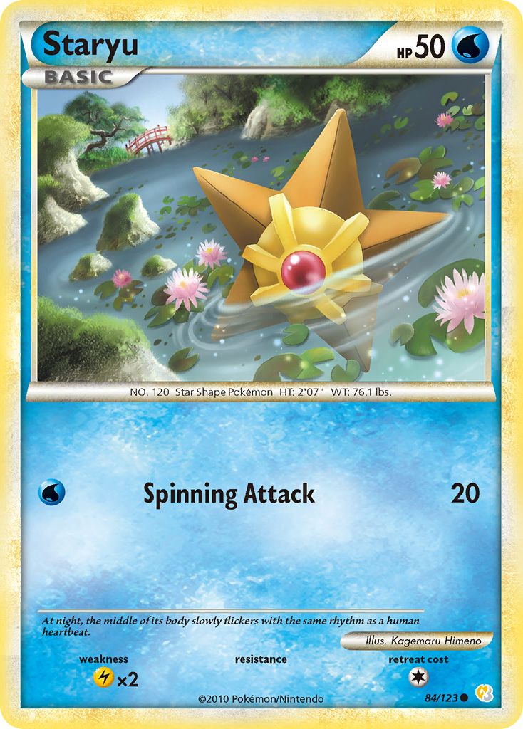 Staryu (84/123) [HeartGold & SoulSilver: Base Set] | Black Swamp Games