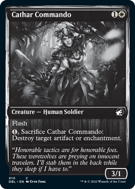 Cathar Commando [Innistrad: Double Feature] | Black Swamp Games