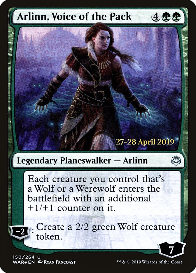Arlinn, Voice of the Pack  [War of the Spark Prerelease Promos] | Black Swamp Games