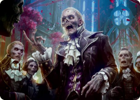 Undead Butler Art Card [Innistrad: Crimson Vow Art Series] | Black Swamp Games