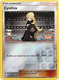 Cynthia (119/156) (Regional Championship Promo) [Sun & Moon: Ultra Prism] | Black Swamp Games