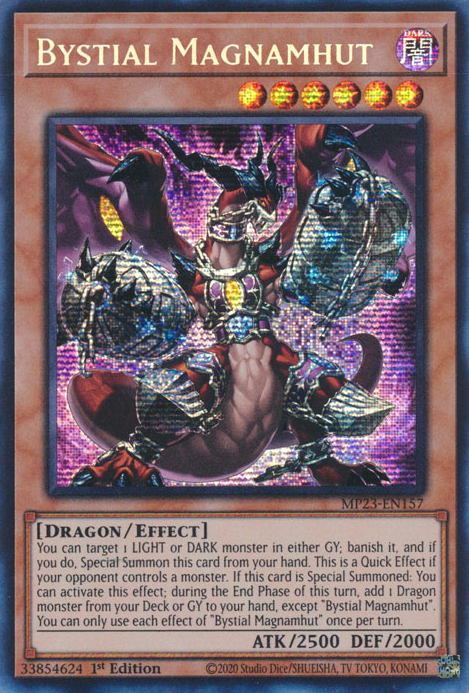 Bystial Magnamhut [MP23-EN157] Prismatic Secret Rare | Black Swamp Games