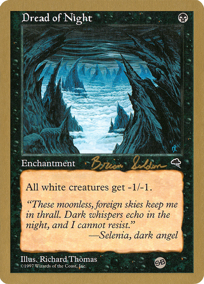 Dread of Night (Brian Selden) (SB) [World Championship Decks 1998] | Black Swamp Games