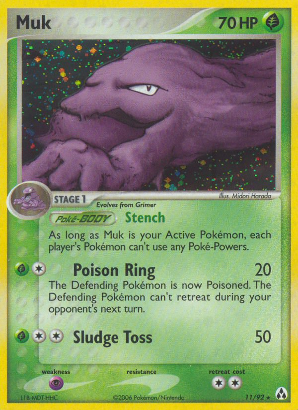 Muk (11/92) [EX: Legend Maker] | Black Swamp Games