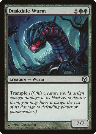 Duskdale Wurm [Duels of the Planeswalkers] | Black Swamp Games