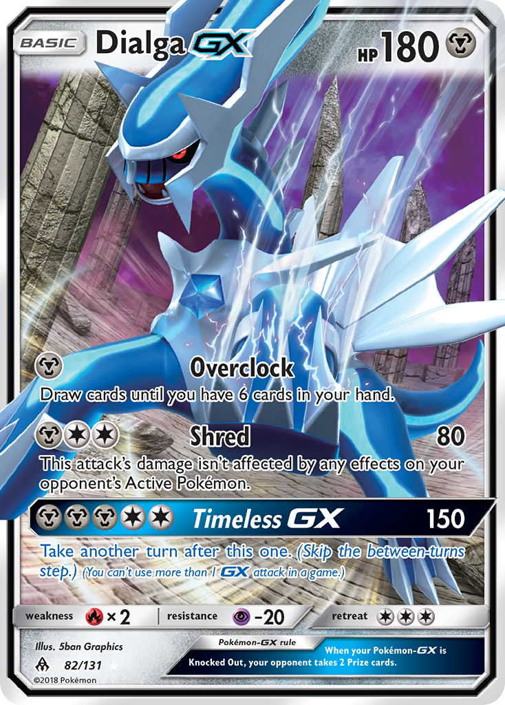 Dialga GX (82/131) [Sun & Moon: Forbidden Light] | Black Swamp Games