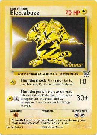 Electabuzz (1) (Jumbo Card) [Best of Promos] | Black Swamp Games