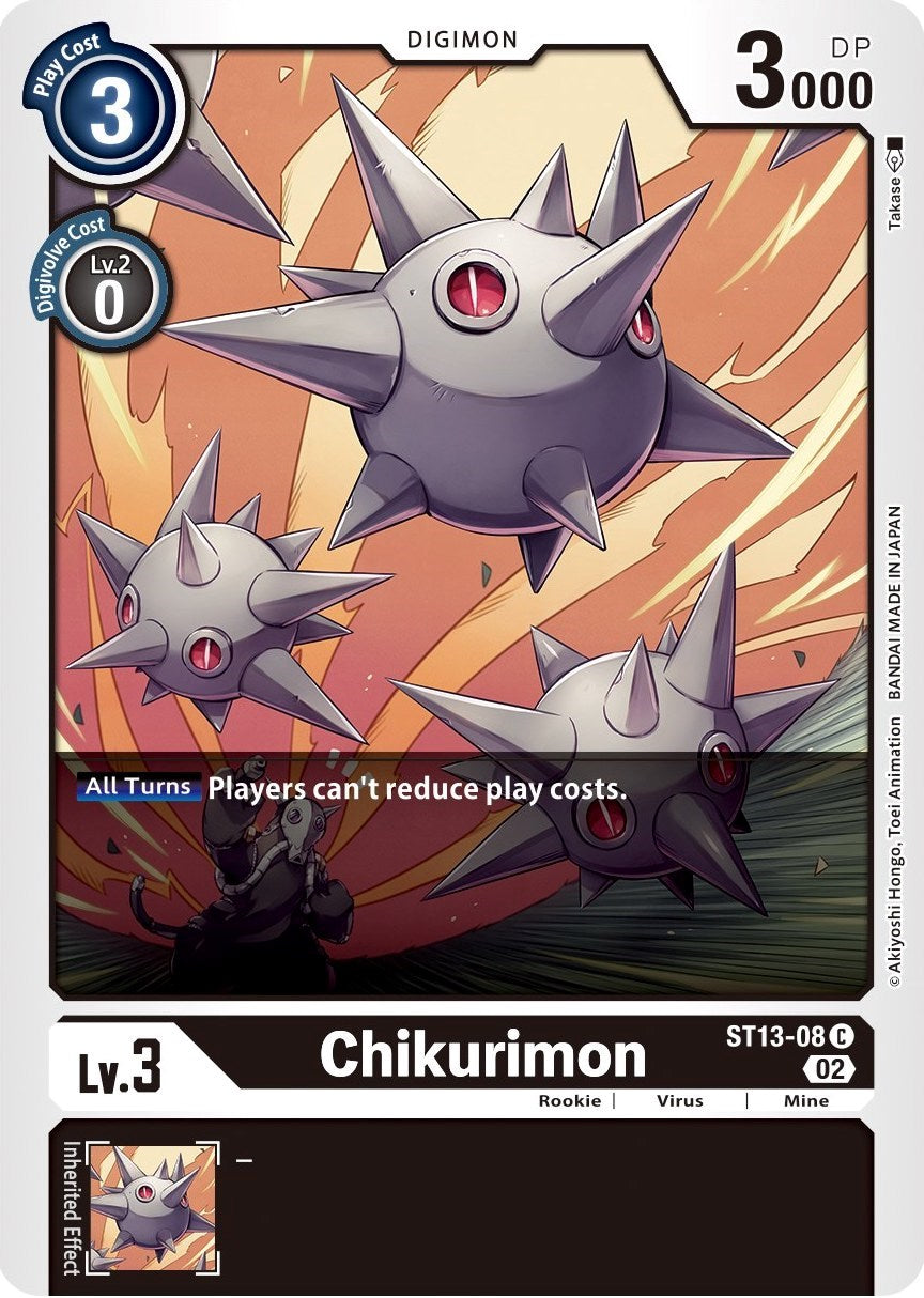 Chikurimon [ST13-08] [Starter Deck: Ragnaloardmon] | Black Swamp Games