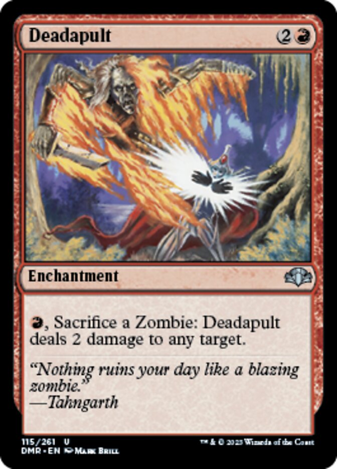 Deadapult [Dominaria Remastered] | Black Swamp Games