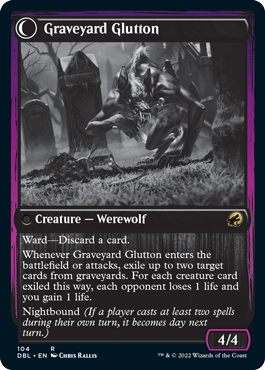 Graveyard Trespasser // Graveyard Glutton [Innistrad: Double Feature] | Black Swamp Games