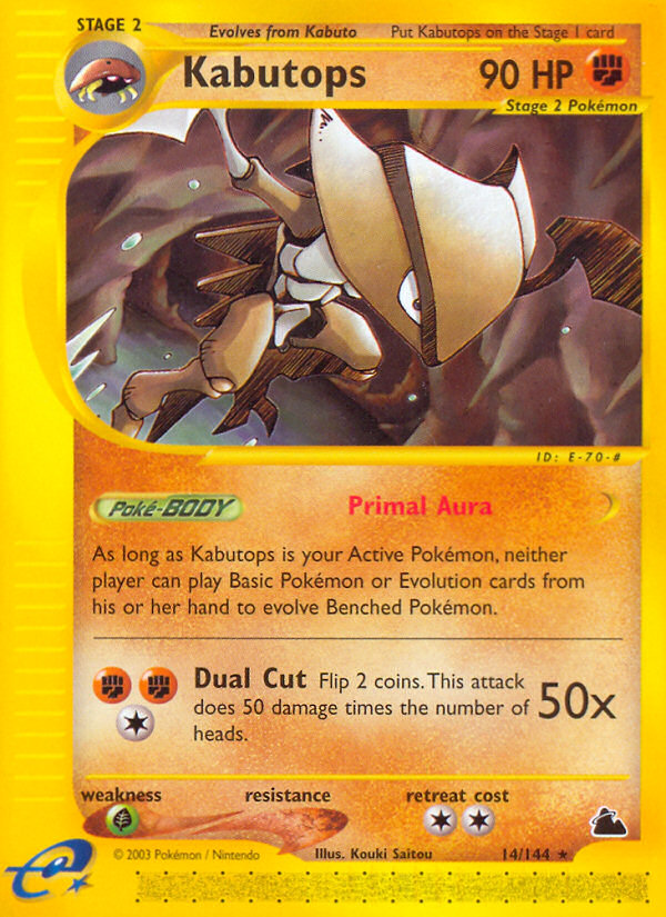 Kabutops (14/144) [Skyridge] | Black Swamp Games