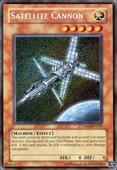 Satellite Cannon [DR04-EN241] Secret Rare | Black Swamp Games