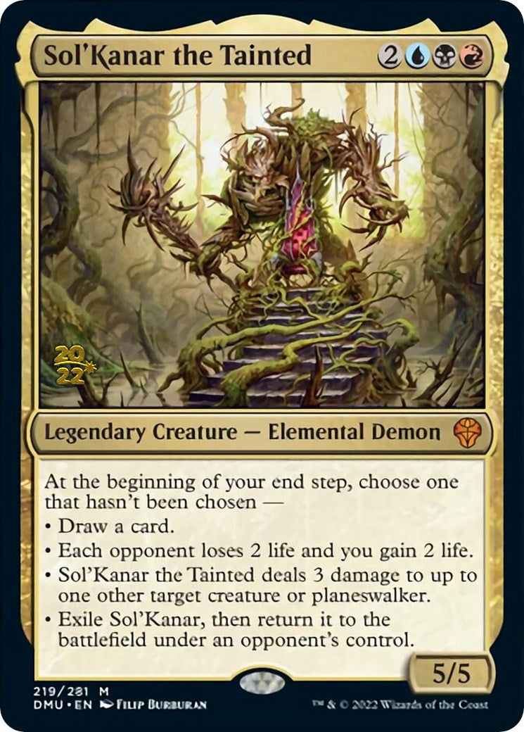 Sol'Kanar the Tainted [Dominaria United Prerelease Promos] | Black Swamp Games