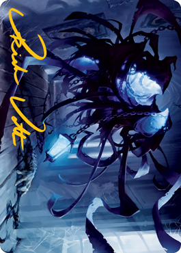 Spectral Adversary Art Card (Gold-Stamped Signature) [Innistrad: Midnight Hunt Art Series] | Black Swamp Games