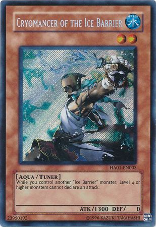 Cryomancer of the Ice Barrier [HA01-EN003] Secret Rare | Black Swamp Games