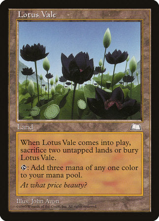 Lotus Vale [Weatherlight] | Black Swamp Games