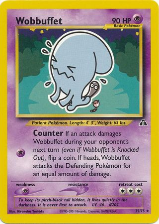 Wobbuffet (35/75) [Neo Discovery Unlimited] | Black Swamp Games