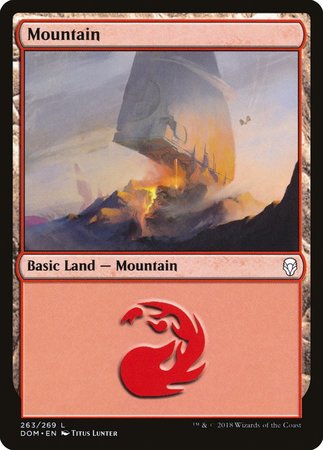 Mountain (263) [Dominaria] | Black Swamp Games