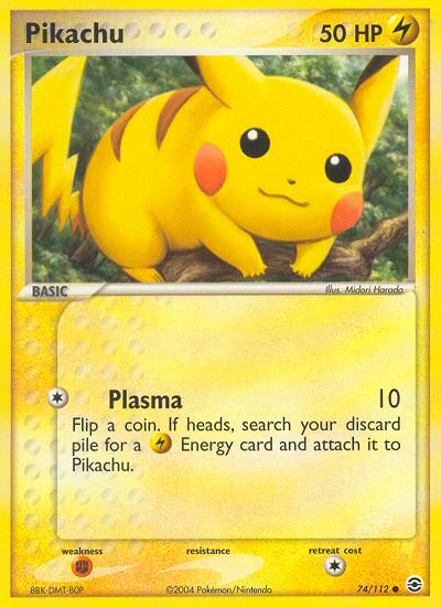 Pikachu (74/112) [EX: FireRed & LeafGreen] | Black Swamp Games