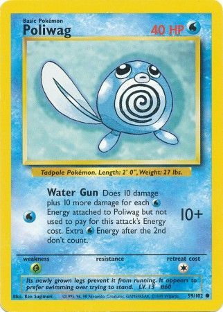 Poliwag (59/102) [Base Set Unlimited] | Black Swamp Games