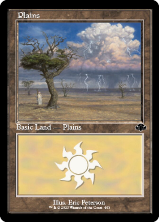 Plains (403) (Retro) [Dominaria Remastered] | Black Swamp Games