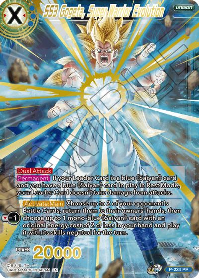 SS3 Gogeta, Super Warrior Evolution (Alternate Art) [P-234] | Black Swamp Games