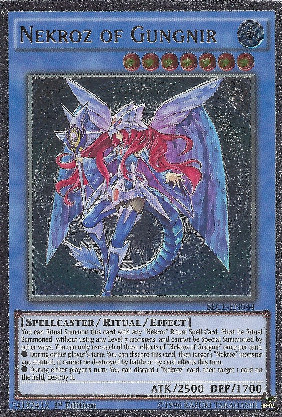 Nekroz of Gungnir [SECE-EN044] Ultimate Rare | Black Swamp Games