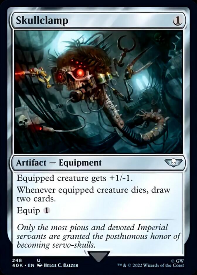 Skullclamp (Surge Foil) [Universes Beyond: Warhammer 40,000] | Black Swamp Games