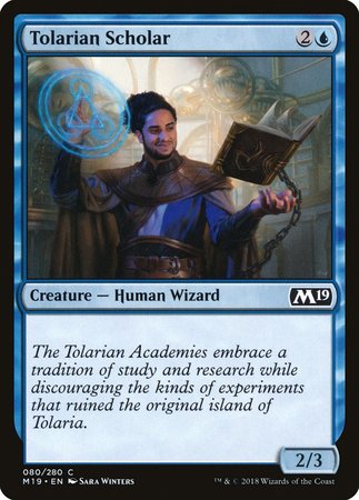 Tolarian Scholar [Core Set 2019] | Black Swamp Games